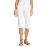 Gloria Vanderbilt All Around Slimming Effect Skimmer Jeans Vintage White 12