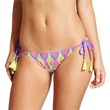 Xhilaration Bright Multicolor Tassel String Bikini Bottom Small