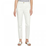 Nautica Women's Tencel Ankle Pants Ivory 8