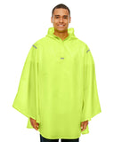 Team 365 Men's Adult Stadium Packable Poncho. TT71