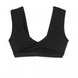 Shade & Shore Women's Cap Sleeve Bralette Bikini Top. AFF89T-Nopads