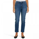 Ella Moss Women's High Rise Slim Straight Ankle Jeans Blue 12