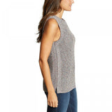 Ella Moss Women's Marled Sleeveless Tank Sweater. 1372445 Mood Indigo Medium