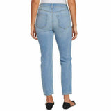 Ella Moss Women's High Rise Slim Straight Ankle Jeans Light Blue 8