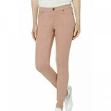 Buffalo Women's Avalon Soft Stretch Skinny Ankle Gazer Jeans Mauve Pink 12