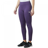 Fila Women's Cotton Blend High Waisted 7/8 Leggings Gothic Grape Small