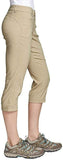 Eddie Bauer Women's Ranier Capri Pants. 1258037 8 Light Khaki