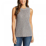 Ella Moss Women's Marled Sleeveless Tank Sweater. 1372445 Mood Indigo Medium