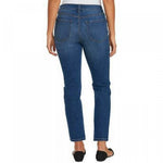 Ella Moss Women's High Rise Slim Straight Ankle Jeans Blue 12