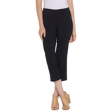 Martha Stewart Plus Petite Stretch Twill Crop Pants Black 22WP