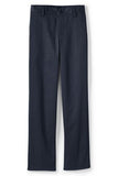 Lands End Boy's Iron Knee Blend Front Chino Pants Classic Navy 4 Slim