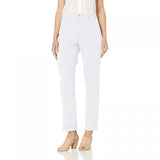 Gloria Vanderbilt Classic Amanda High Rise Tapered Jeans Crystal White 8