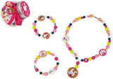 Janod Wooden 220 Beads Craft Set For Dexterity And Motor Skills Swans Pink