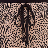 Honeydew Supersoft V Neck And Jogger Pajama Set Black / Animal Print Large