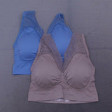 Rhonda Shear 2-pack Seamless Ahh Bras with Removable Pads