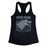 HBO Women's Game Of Thrones House Of Stark Shield Graphic Tank Top Black Large