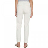 Nautica Women's Tencel Ankle Pants Ivory 8