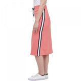 Tommy Hilfiger Women's Side Stripe French Terry Midi Skirt Coralie Large