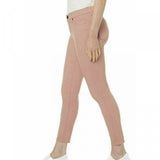 Buffalo Women's Avalon Soft Stretch Skinny Ankle Gazer Jeans Mauve Pink 12