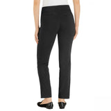 Hilary Radley Women's Built-In Tummy Control Panel Pull On Pants Black Large