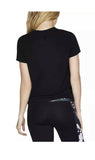 Skechers Women's Short Sleeve Wellness Knot T-Shirt Black Small