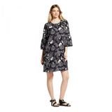 Isabel Maternity by Ingrid & Isabel Bell Sleeve Floral Print Dress Black Large