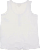 Style & Co. Women's Henley Tie Front Tank Top. 100093393MS White XS