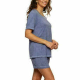 Felina Women's 3-Piece Pajama Lounge Set With Top Jogger Pants Shorts